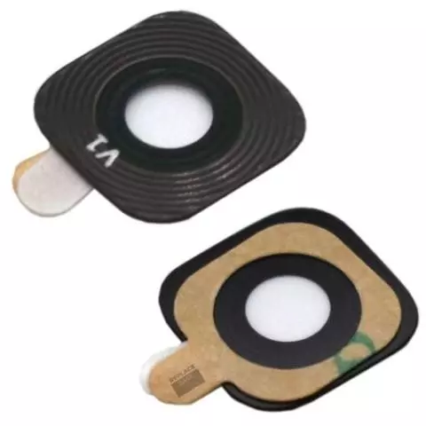 Camera Lens And Frame for Samsung A900F Galaxy A9 2016 - Color:Black