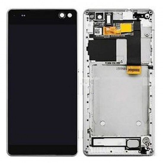 Οθόνη LCD με Μηχανισμό Αφής και Πλαίσιο για Sony Xperia C5 Ultra (E5533) - Χρώμα: Μαύρο Οθόνη LCD με Μηχανισμό Αφής και Πλαίσιο για Sony Xperia C5 Ultra (E5533) - Χρώμα: Μαύρο