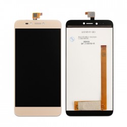 Οθόνη LCD με Μηχανισμό Αφής για Wiko Upulse - Χρώμα: Χρυσό