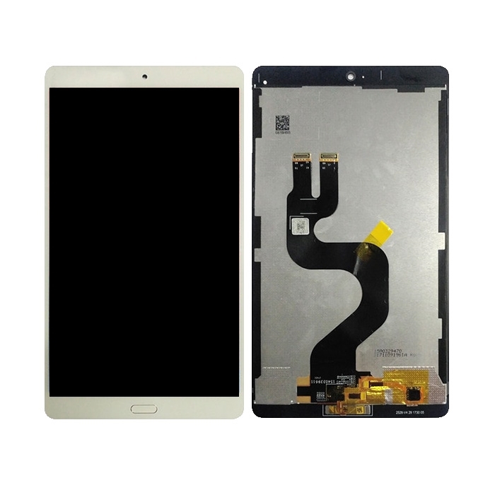 LCD Complete for Huawei MediaPad M3 8.4 - Color: White