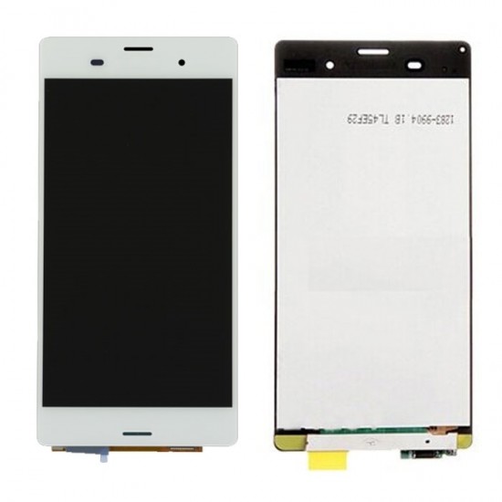 Οθόνη LCD με Μηχανισμό Αφής για Sony Xperia Z3 (D6653) - Χρώμα: Λευκό Οθόνη LCD με Μηχανισμό Αφής για Sony Xperia Z3 (D6653) - Χρώμα: Λευκό