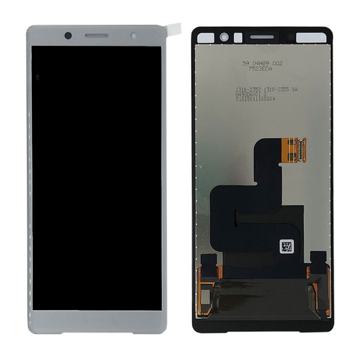 LCD Complete for Sony Xperia XZ2 Compact (H8314) - Color: Silver