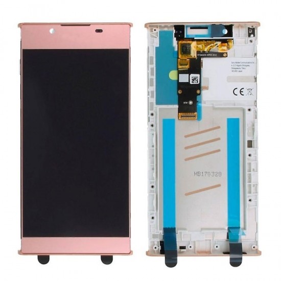 Οθόνη LCD με Μηχανισμό Αφής και Πλαίσιο για Sony Xperia L1 (G3311/G3312) - Χρώμα: Ροζ Οθόνη LCD με Μηχανισμό Αφής και Πλαίσιο για Sony Xperia L1 (G3311/G3312) - Χρώμα: Ροζ