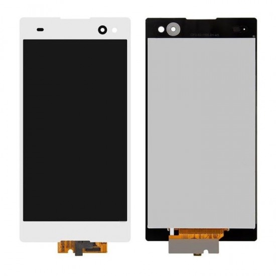 Οθόνη LCD με Μηχανισμό Αφής για Sony Xperia C3 (D2533/D2502) - Χρώμα: Λευκό Οθόνη LCD με Μηχανισμό Αφής για Sony Xperia C3 (D2533/D2502) - Χρώμα: Λευκό