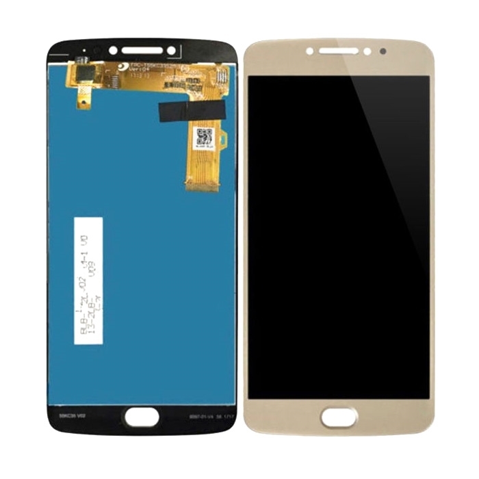 OEM LCD Complete for Motorola XT1770/XT1722 E4 Plus - Color: Gold