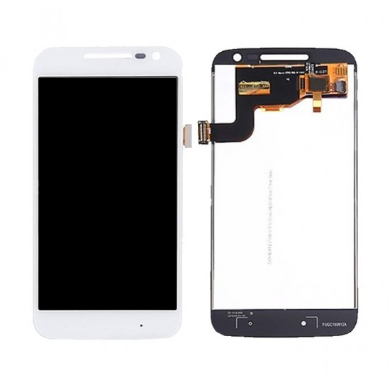 Οθόνη LCD με Μηχανισμό Αφής για Motorola Moto G4 Play XT1602 - Χρώμα: Λευκό Οθόνη LCD με Μηχανισμό Αφής για Motorola Moto G4 Play XT1602 - Χρώμα: Λευκό
