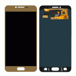 OLED Οθόνη LCD με Μηχανισμό Αφής Assembly για Samsung Galaxy C5 C5000 - Χρώμα: Χρυσό