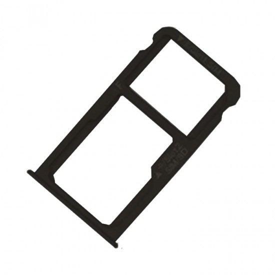 Υποδοχή Κάρτας Dual SIM Tray Με SD για Huawei Ascend Mate 8 - Χρώμα: Μαύρο Υποδοχή Κάρτας Dual SIM Tray Με SD για Huawei Ascend Mate 8 - Χρώμα: Μαύρο