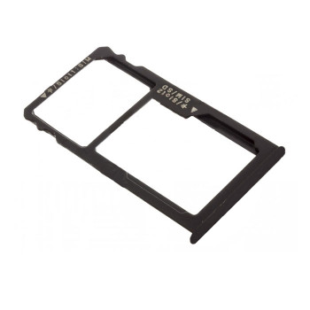 SIM Tray Dual SIM With SD for Huawei Mate S - Color: Black