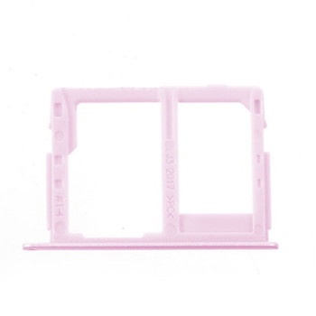 SIM Tray Dual SIM and SD for Samsung J330F Galaxy J3 2017/J530F Galaxy J5 2017/J730F Galaxy J7 2017 - Color: Pink