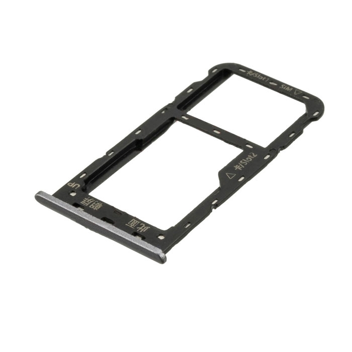SIM Tray Dual SIM and SD for Huawei Honor 6A - Color: Black