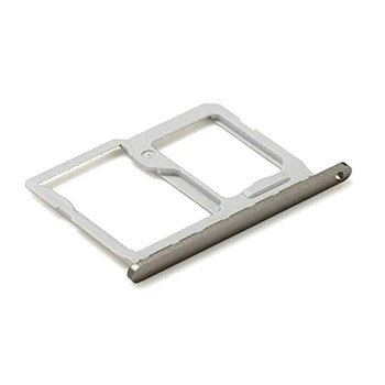 Dual SIM and SD Tray for LG G5 - Color: Silver