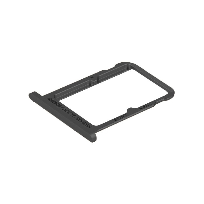 Dual SIM Tray for Xiaomi MI A2 - Color: Black