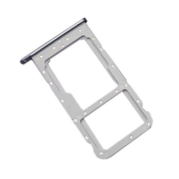 SIM Tray Dual SIM and SD for Huawei Honor 9 Lite - Color: Silver