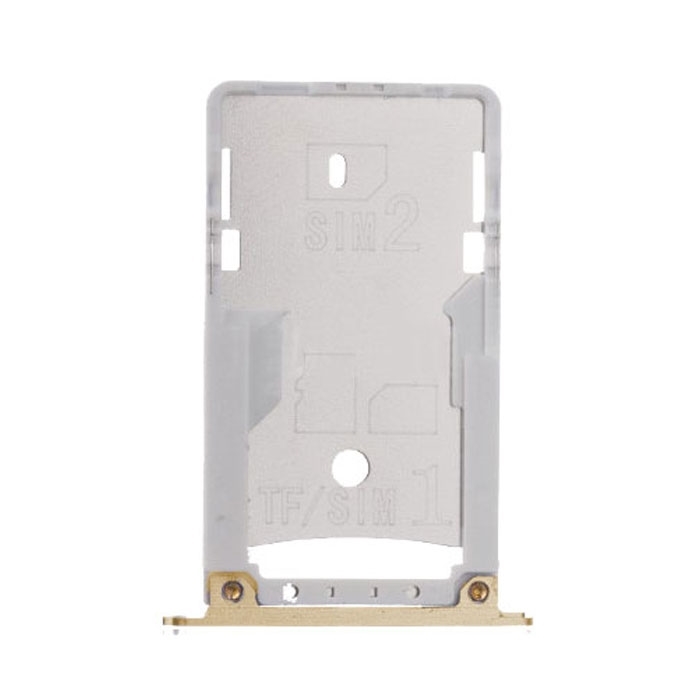 Dual SIM and SD Tray for Xiaomi Redmi Pro - Color: Gold
