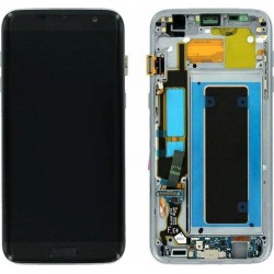 OCG Οθόνη LCD με Μηχανισμό Αφής και Πλαίσιο για Samsung Galaxy S7 Edge  - Χρώμα: Μαύρο