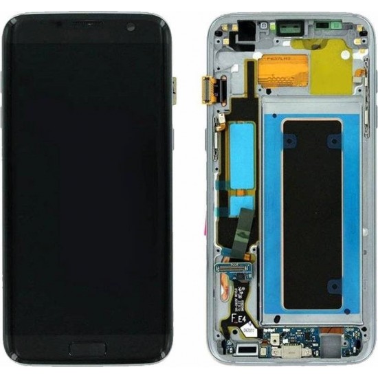 OCG Οθόνη LCD με Μηχανισμό Αφής και Πλαίσιο για Samsung Galaxy S7 Edge - Χρώμα: Μαύρο OCG Οθόνη LCD με Μηχανισμό Αφής και Πλαίσιο για Samsung Galaxy S7 Edge - Χρώμα: Μαύρο