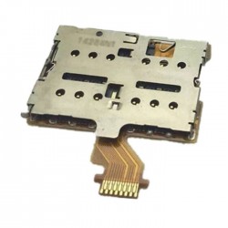 Καλωδιοτανία Υποδοχής Κάρτας Sim Δίκαρτο / Dual Sim Card Tray Holder Flex για HTC M8