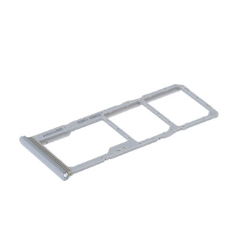 SIM Tray Dual SIM and SD for Samsung Galaxy A70 A705F - Color: Silver