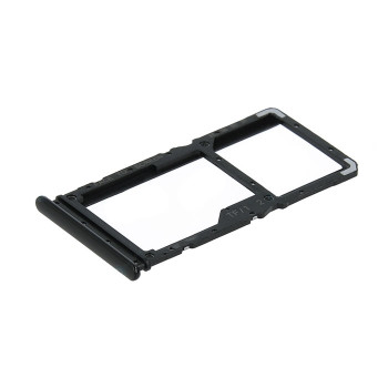 Single SIM and SD Tray for Xiaomi Redmi Note 7 - Color: Black