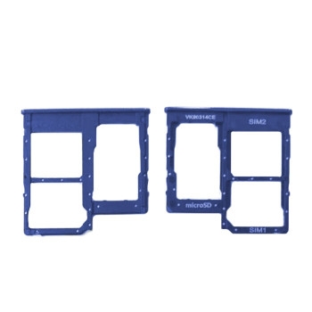 SIM Tray Dual SIM and SD for Samsung Galaxy A40 A405F - Color: Blue