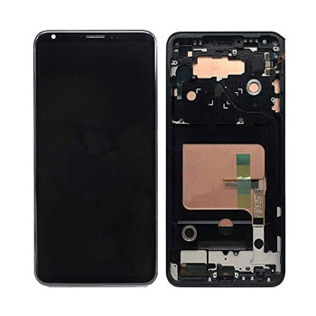 LCD and Touch Screen Digitizer with Frame for LG V30 H930 - Color: Black