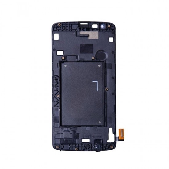 Μπροστινό Πλαίσιο Οθόνης LCD Front Frame για LG K8 K350 - Χρώμα: Μαύρο