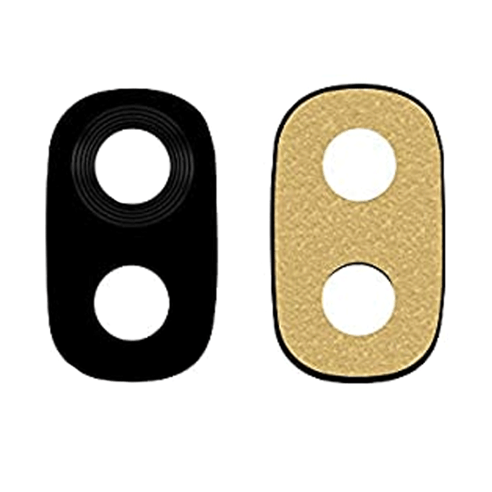 Camera Lens with Frame for Samsung Galaxy J4 J400F - Color: Black