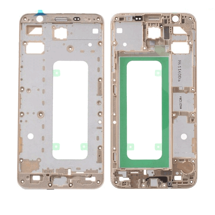 Front Frame LCD for Samsung Galaxy J6 Prime G610f  - Color: Gold