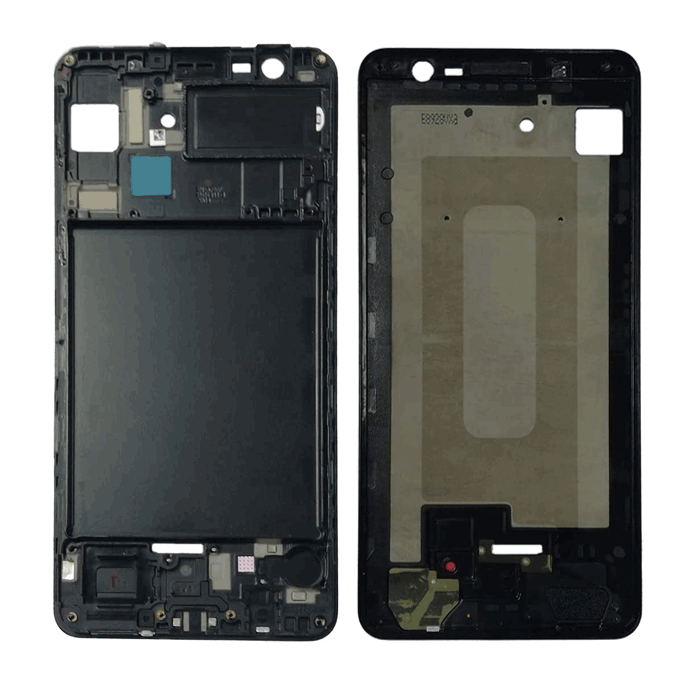 Γνήσιο Front Frame LCD for Samsung Galaxy A7 2018 A750f - Color: Black