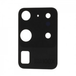 Τζαμάκι κάμερας (camera lens) για Samsung Galaxy S20 Ultra G988 - Χρώμα: Μαύρο