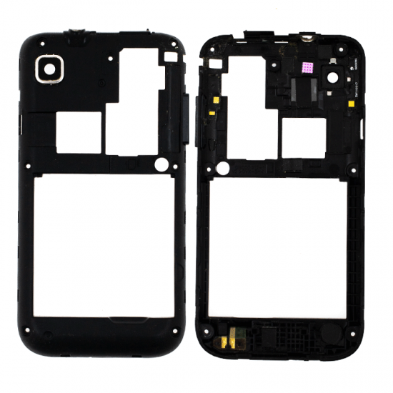 Μεσαίο Πλαίσιο με Τζαμάκι Κάμερας Middle Frame για Samsung Galaxy S i9000 - Χρώμα: Μαύρο Μεσαίο Πλαίσιο με Τζαμάκι Κάμερας Middle Frame για Samsung Galaxy S i9000 - Χρώμα: Μαύρο