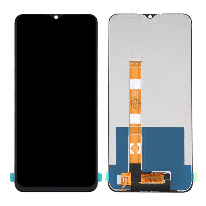 OEM LCD Complete for Realme C11 2020 (RMX2185) / C12 2020 (RMX2189) / C15 2020 (RMX2180- RMX2186) - Color: Black