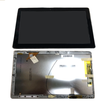 LCD Complete with Frame for Lenovo IdeaPad Mixx 300 - Color: Black