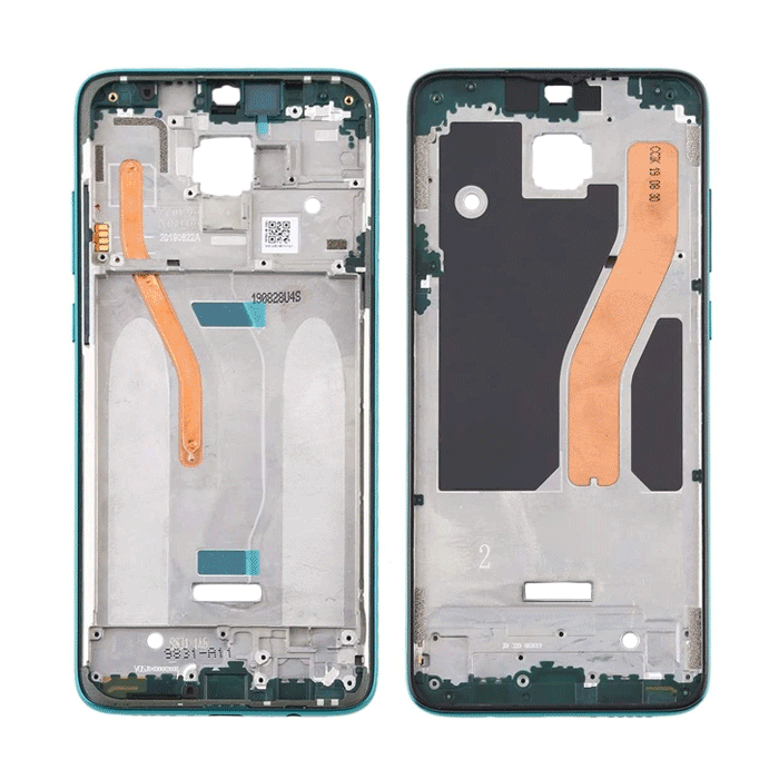 Front Frame LCD for Xiaomi Redmi note 8 Pro - Color: Green