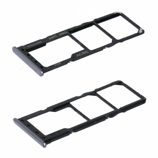Υποδοχή Κάρτας Dual SIM και SD (SIM Tray) για Samsung Galaxy A32 SM-A325F - Χρώμα: Μαύρο