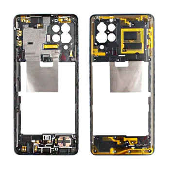 Original Middle Frame for Samsung Galaxy Α42 5G A426 GH97-25855A - Colour: Black