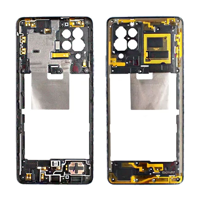 Original Middle Frame for Samsung Galaxy Α42 5G A426 GH97-25855A - Colour: Black