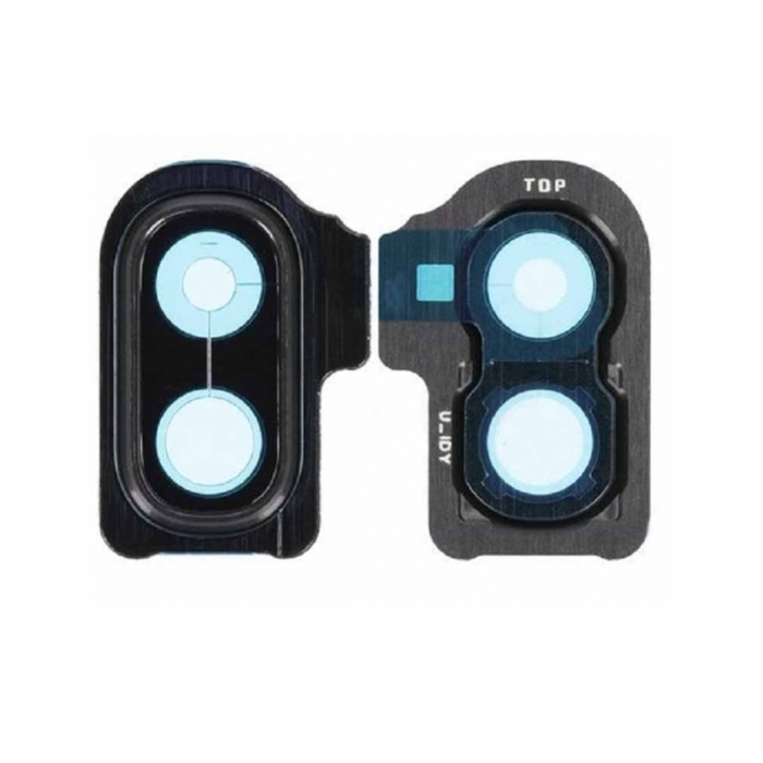 Original Camera Lens Frame for Samsung Galaxy A20e A202F GH98-44338A - Χρώμα: Μαύρο