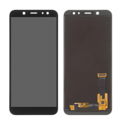 OLED Οθόνη LCD με Μηχανισμό Αφής Assembly για Samsung Galaxy A6 2018 A600F - Χρώμα: Μαύρο