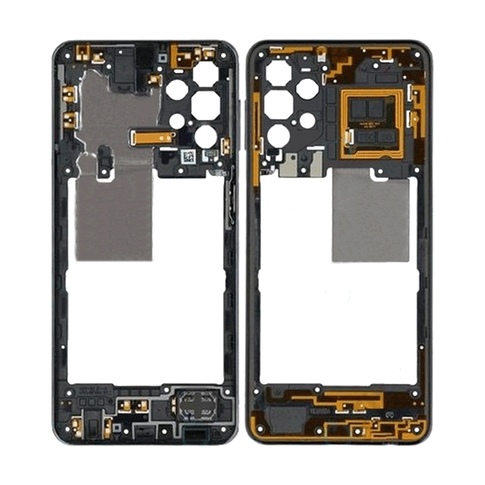 Middle Frame for Samsung Galaxy A32 5G A326B - Color: Black
