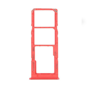 Dual SIM and SD (SIM Tray) for Samsung Galaxy A12 A125 - Color: Red