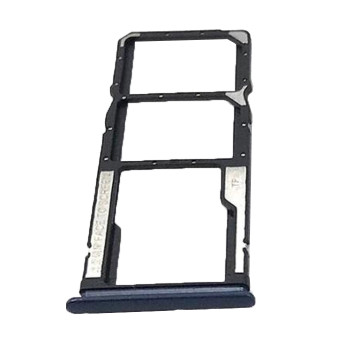 Dual SIM and SD Tray for Xiaomi Redmi Note 9 - Color: Black