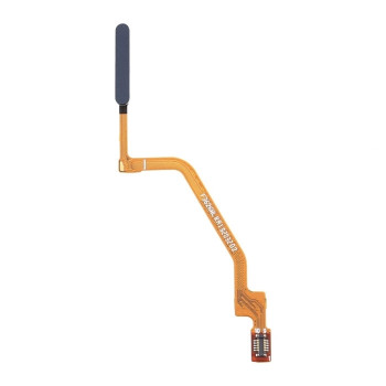 Καλωδιοταινία με Κεντρικό Πλήκτρο & Fingerprint Sensor Flex για Xoiaomi Redmi Note 9S / Redmi Note 9 Pro - Χρώμα: Μαύρο