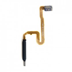 Καλωδιοταινία με Κεντρικό Πλήκτρο & Fingerprint Sensor Flex για Xoiaomi Redmi Note 10 Pro 5G - Χρώμα: Μαύρο