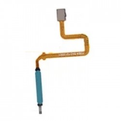 Καλωδιοταινία με Κεντρικό Πλήκτρο & Fingerprint Sensor Flex για Xiaomi Redmi Note 10 Pro 5G - Χρώμα: Μπλε