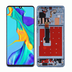 OLED Οθόνη LCD με Μηχανισμό Αφής και Πλαίσιο για Huawei P30 Pro /P30 Pro New Edition with frame - Χρώμα: Breathing Crystal
