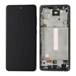 INCELL Οθόνη LCD με Μηχανισμό Αφής Assembly και Πλαίσιο για Samsung Galaxy  A50 A505 - Χρώμα: Μαύρο