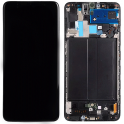 OLED Οθόνη Lcd με Μηχανισμό Αφής και πλαίσιο για Samsung Galaxy A70 (A705F) Χρώμα: Μαύρο