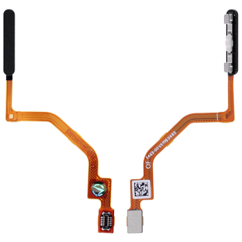 Καλωδιοταινία με Κεντρικό Πλήκτρο & Fingerprint Sensor Flex για Xiaomi Poco X3/ X3 Pro / X3 NFC - Χρώμα: Μαύρο